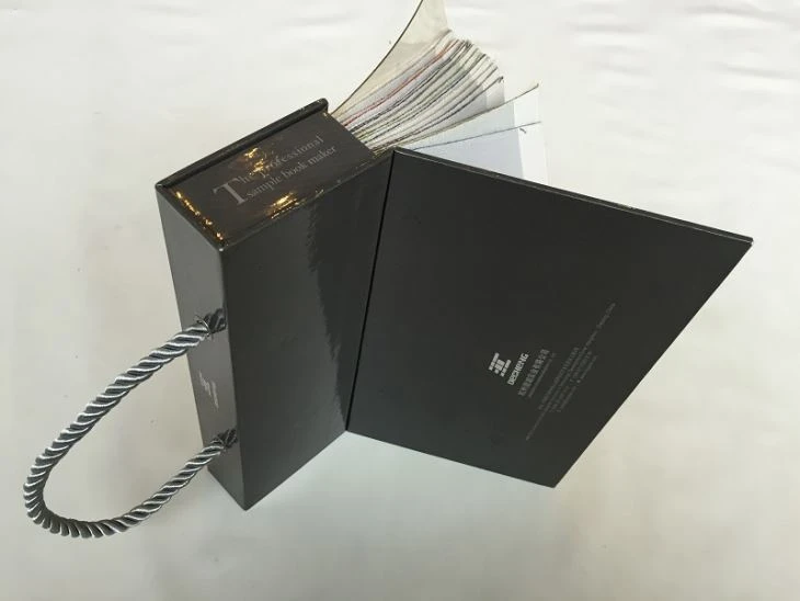 Perdelik kumaş renk örneği kitap